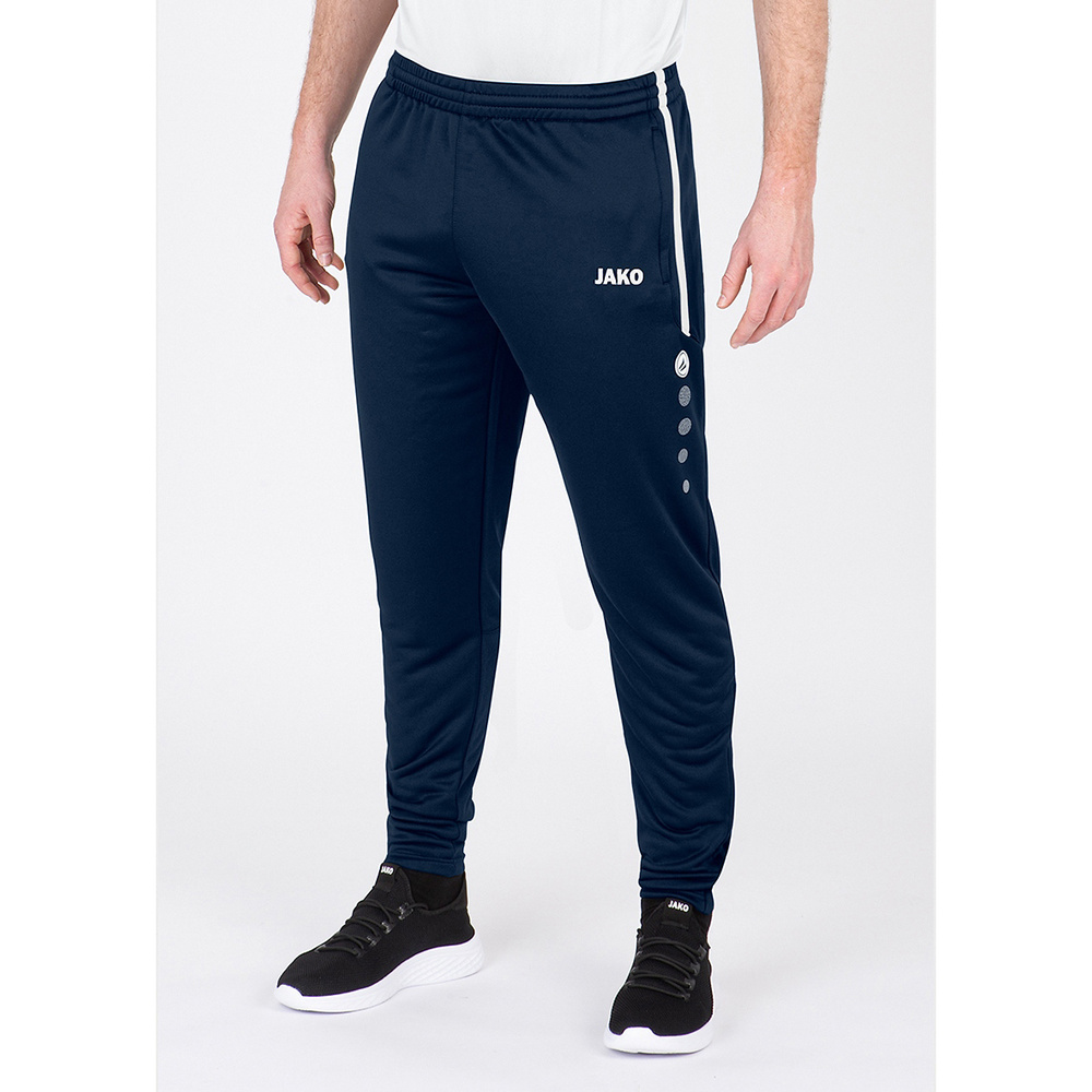 JAKO TRAINING TROUSERS ACTIVE SEABLUE-WHITE KIDS. 