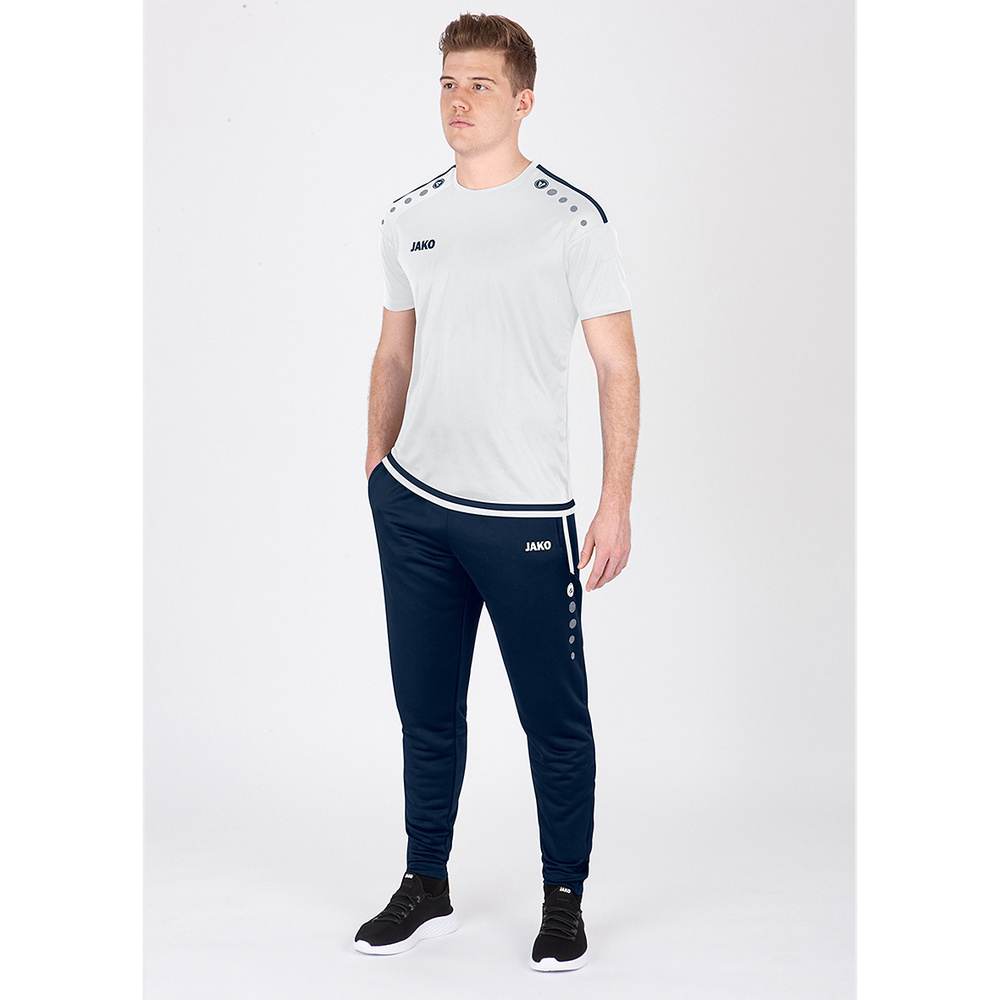 JAKO TRAINING TROUSERS ACTIVE SEABLUE-WHITE KIDS. 