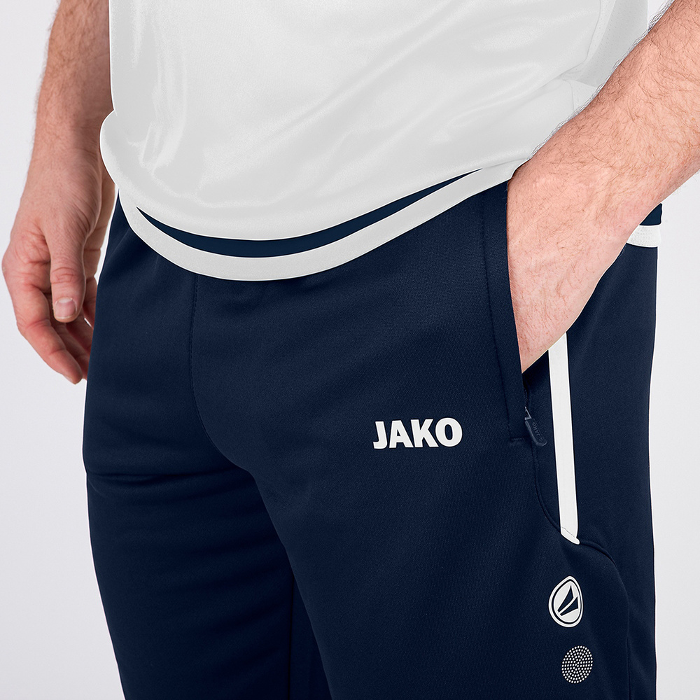 JAKO TRAINING TROUSERS ACTIVE SEABLUE-WHITE KIDS. 