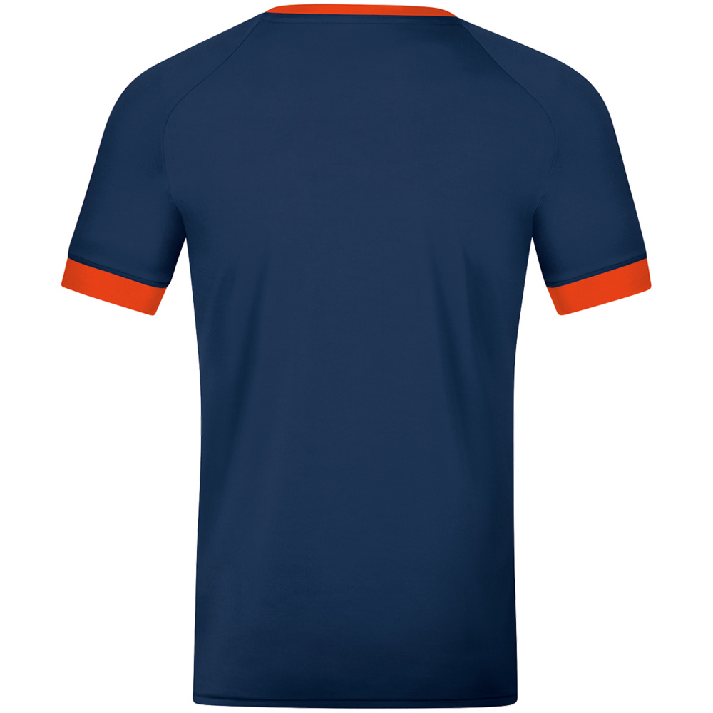 JAKO TRIKOT TROPICANA SHORT SLEEVE, NAVY-FLAME KIDS. 