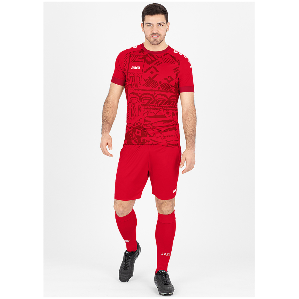 JAKO TRIKOT TROPICANA SHORT SLEEVE, SPORT RED MEN. 