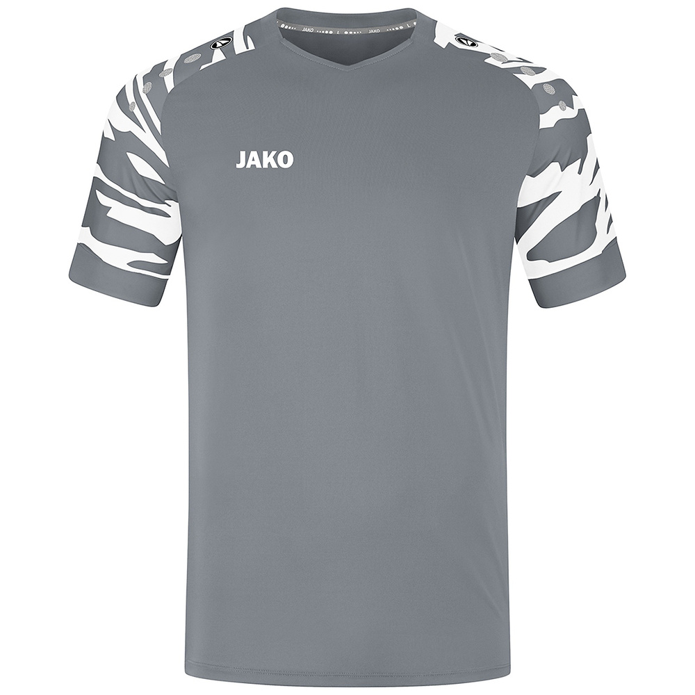 JAKO WILD JERSEY SHORT SLEEVE, STONE GREY-WHITE UNISEX. 