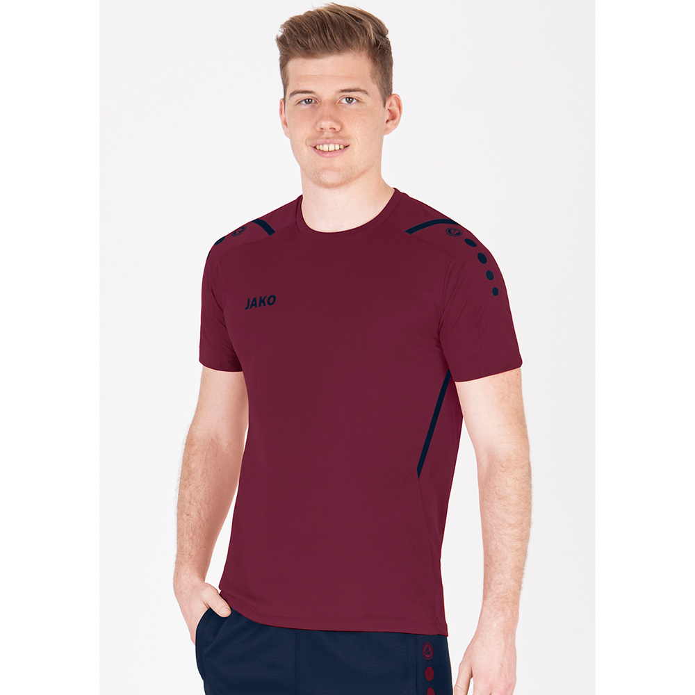 JERSEY JAKO CHALLENGE MAROON-SEABLUE KIDS. 