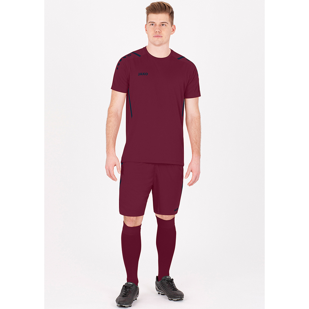 JERSEY JAKO CHALLENGE MAROON-SEABLUE KIDS. 