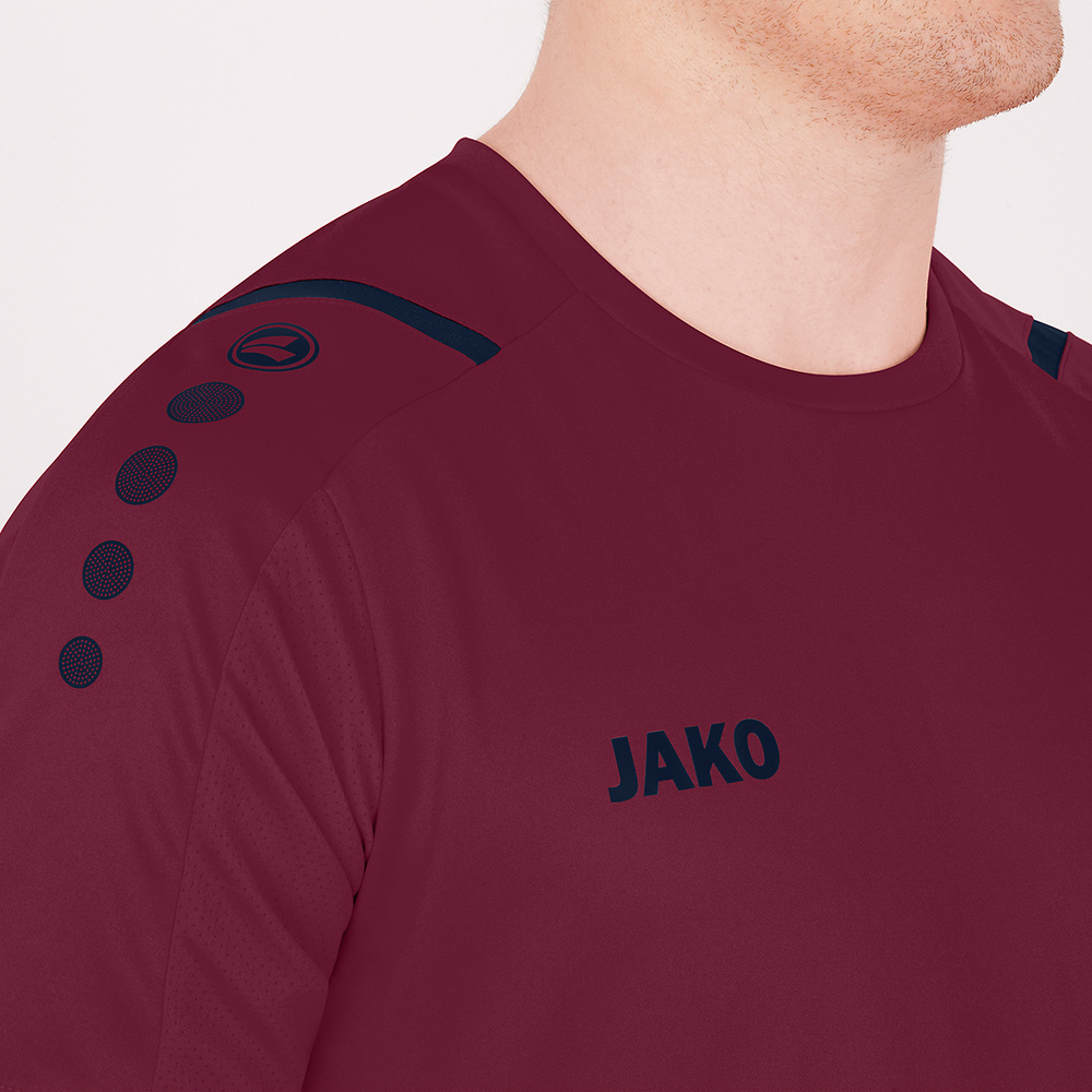 JERSEY JAKO CHALLENGE MAROON-SEABLUE KIDS. 