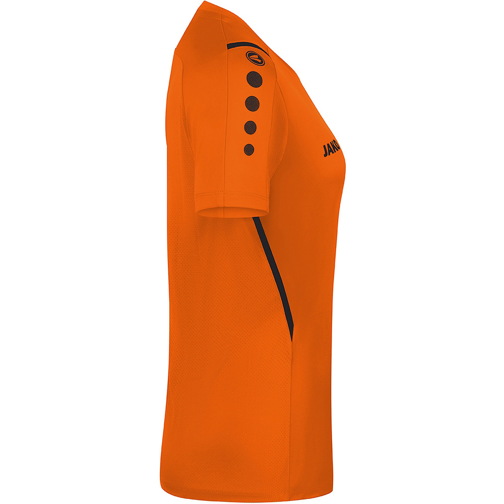 JERSEY JAKO CHALLENGE NEON ORANGE-BLACK WOMEN. 