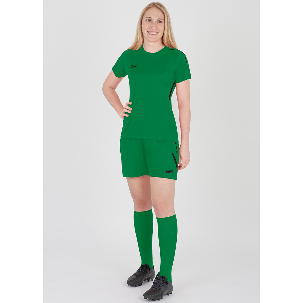 JERSEY JAKO CHALLENGE SPORT GREEN-BLACK WOMEN. 