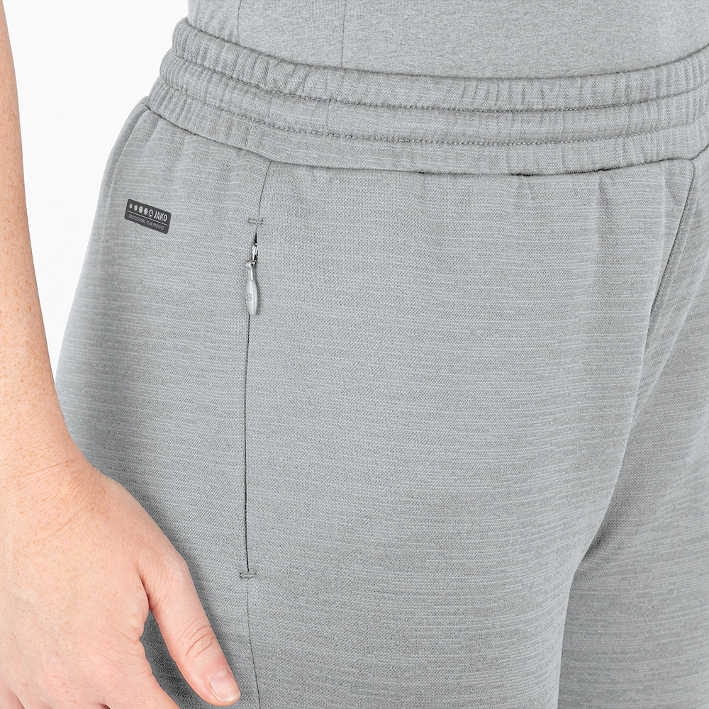 JOGGING TROUSERS JAKO CHALLENGE, LIGHT GREY MELANGE WOMEN. 