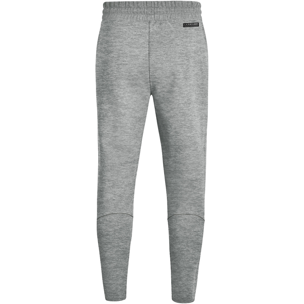 JOGGING TROUSERS JAKO PREMIUM BASICS, LIGHT GREY MELANGE MEN. 