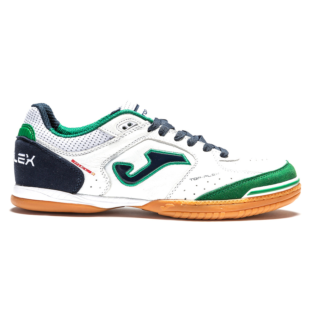 JOMA TOP FLEX 932 SHOE, WHITE-GREEN INDOOR. 