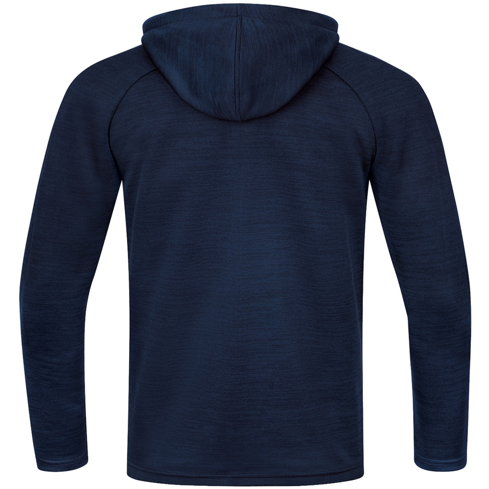 LEISURE JACKET JAKO CHALLENGE WITH HOOD, SEABLUE MELANGE-ROYAL MEN. 