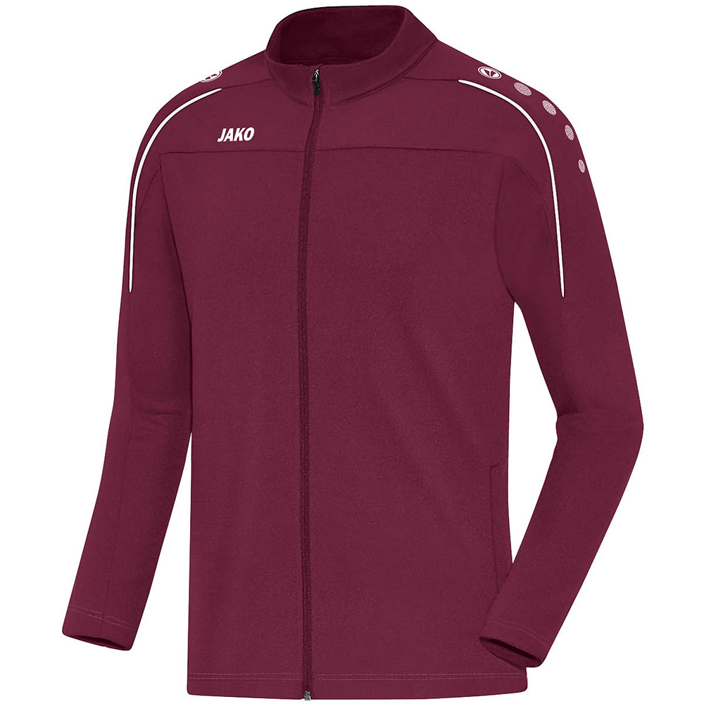 LEISURE JACKET JAKO CLASSICO, MAROON KIDS. 