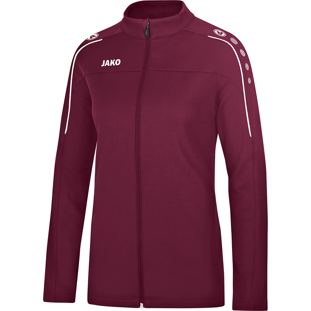 LEISURE JACKET JAKO CLASSICO, MAROON WOMEN. 