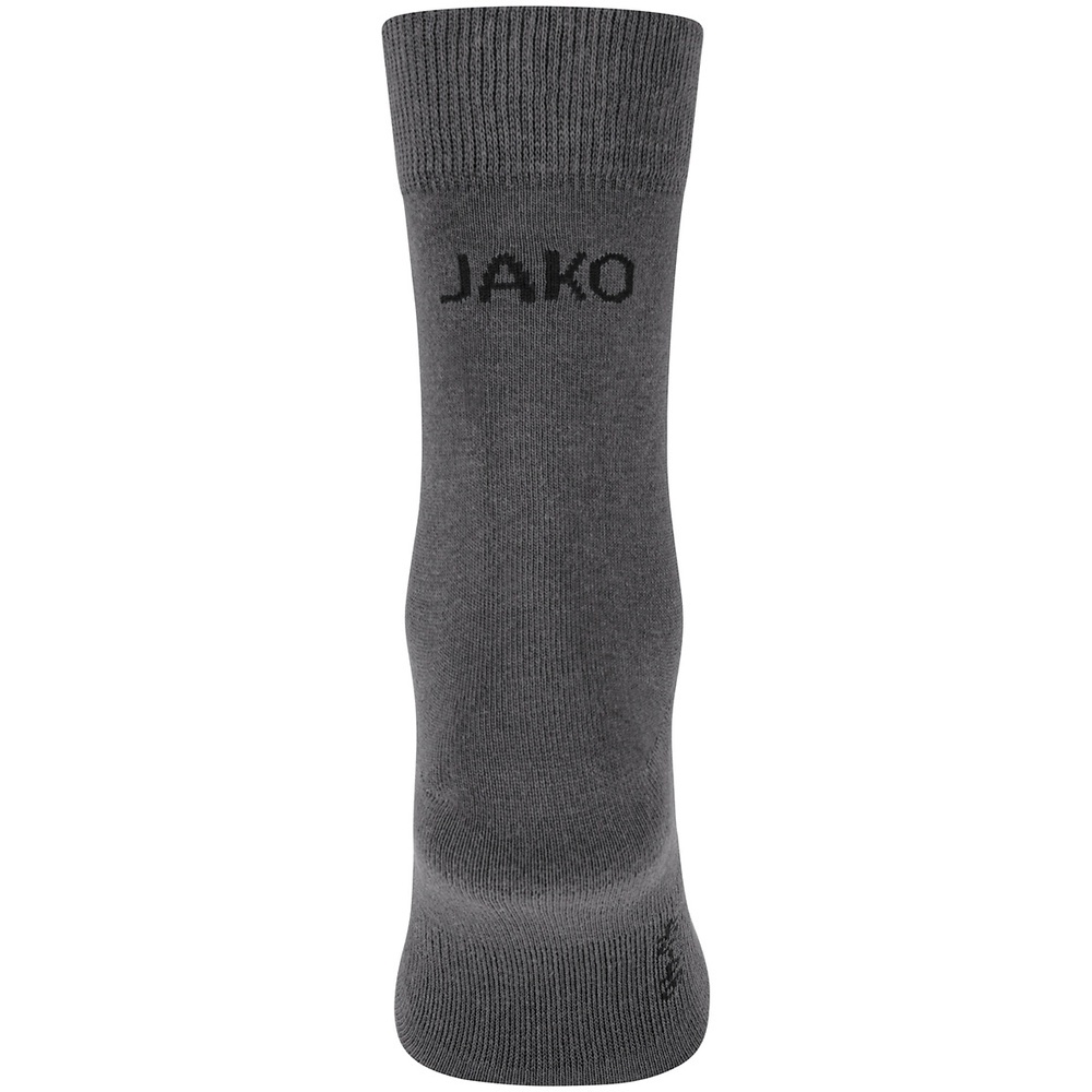 LEISURE SOCKS JAKO 3-PACK, ANTHRACITE. 