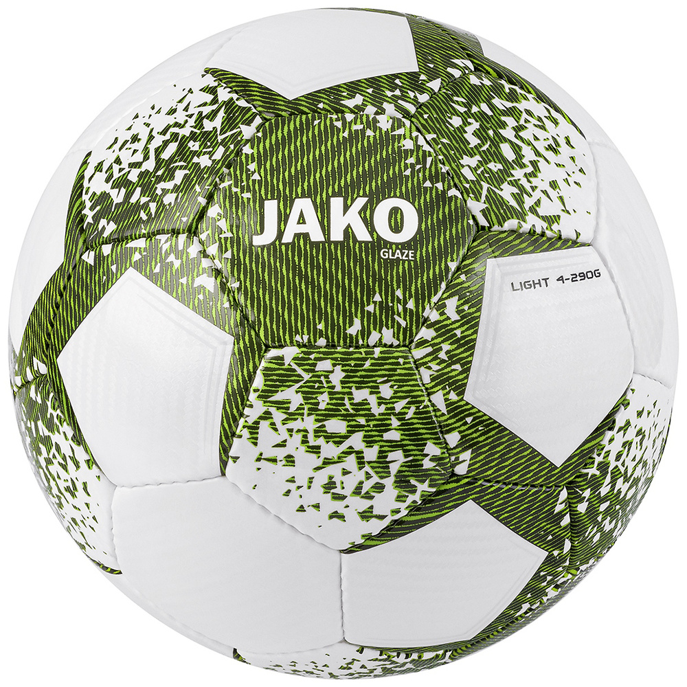 LIGHT BALL JAKO GLAZE, WHITE-KHAKI-NEON GREEN. 