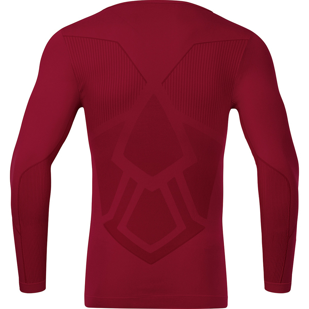 LONGSLEEVE JAKO COMFORT 2.0, WINE RED MEN. 