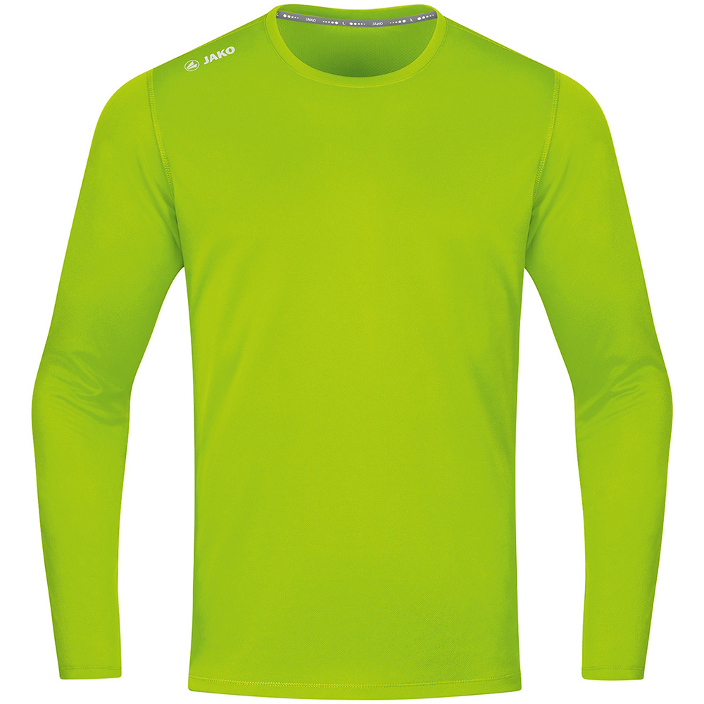 LONGSLEEVE JAKO RUN 2.0, NEON GREEN KIDS. 