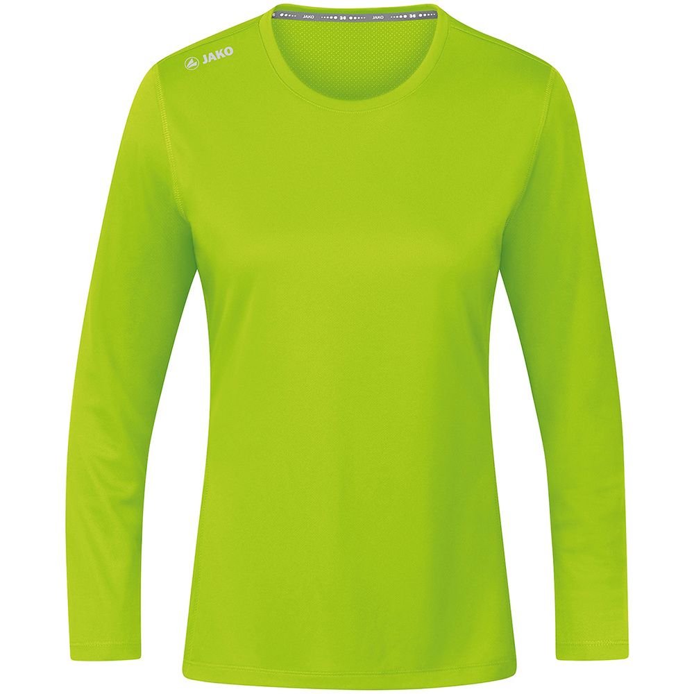 LONGSLEEVE JAKO RUN 2.0, NEON GREEN WOMEN. 