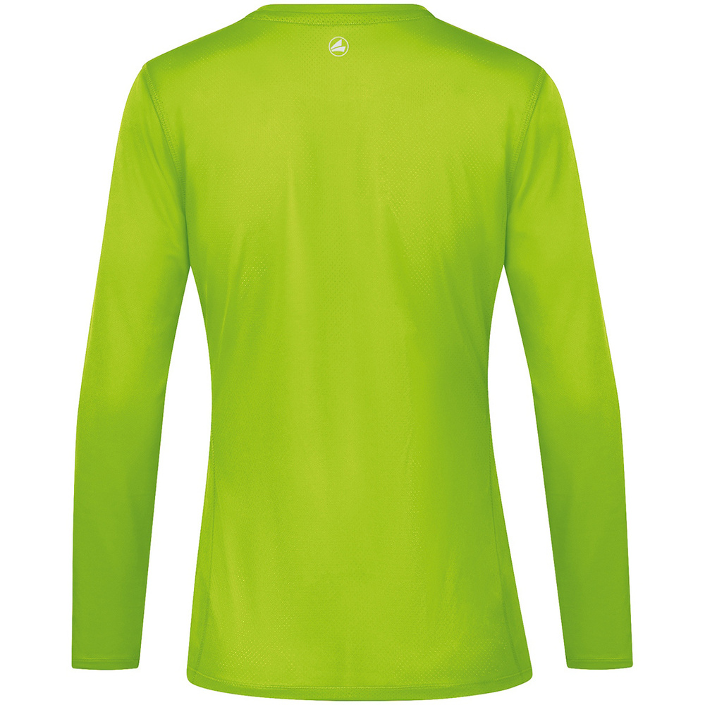 LONGSLEEVE JAKO RUN 2.0, NEON GREEN WOMEN. 