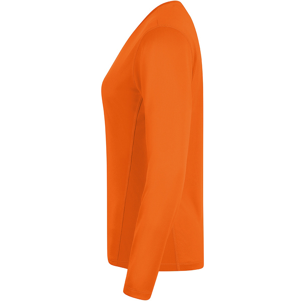 LONGSLEEVE JAKO RUN 2.0, NEON ORANGE WOMEN. 