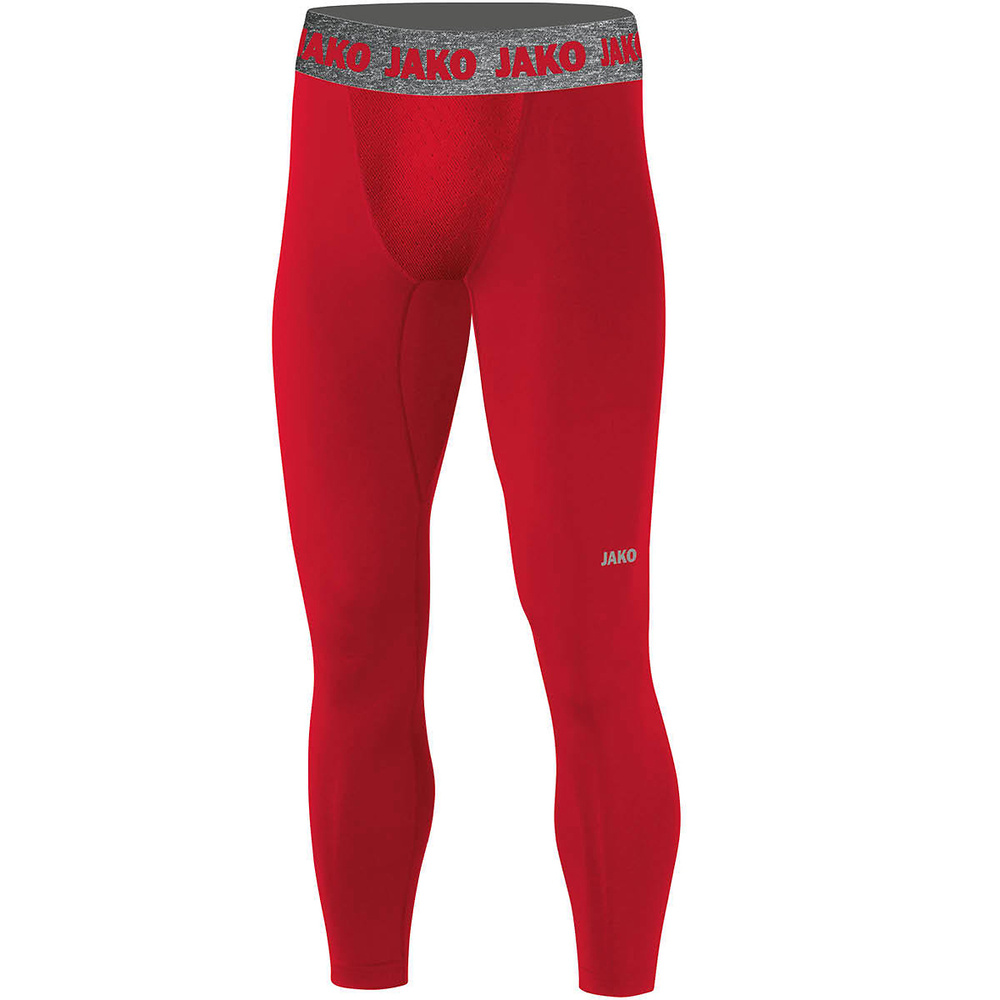 MALLA INTERIOR LARGA JAKO COMPRESIÓN 2.0, ROJA HOMBRE. 