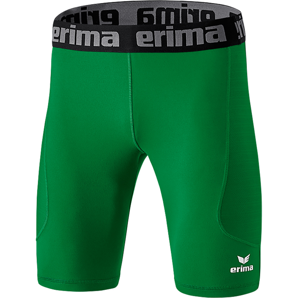 MALLAS CORTAS ERIMA ELEMENTAL, VERDE UNISEX. 