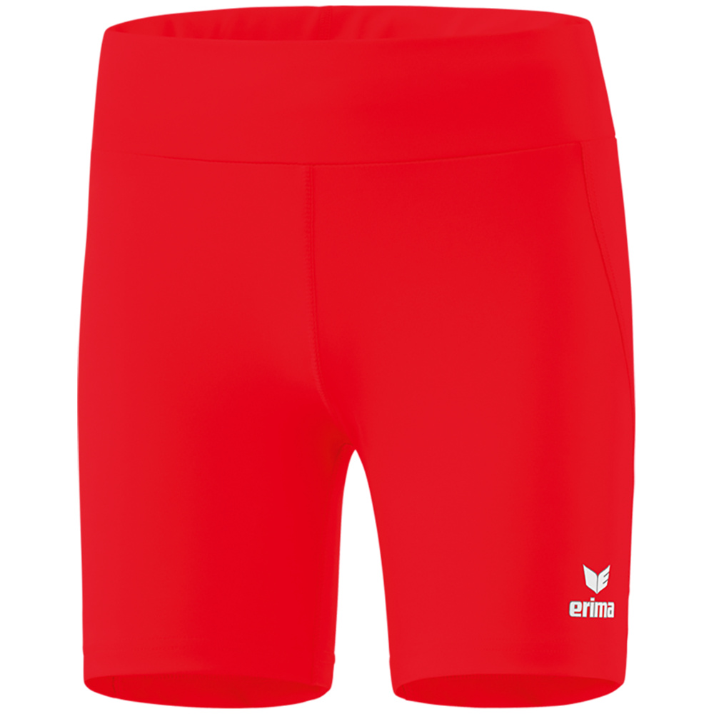 MALLAS CORTAS ERIMA RACING ATHLETICS, ROJO MUJER. 