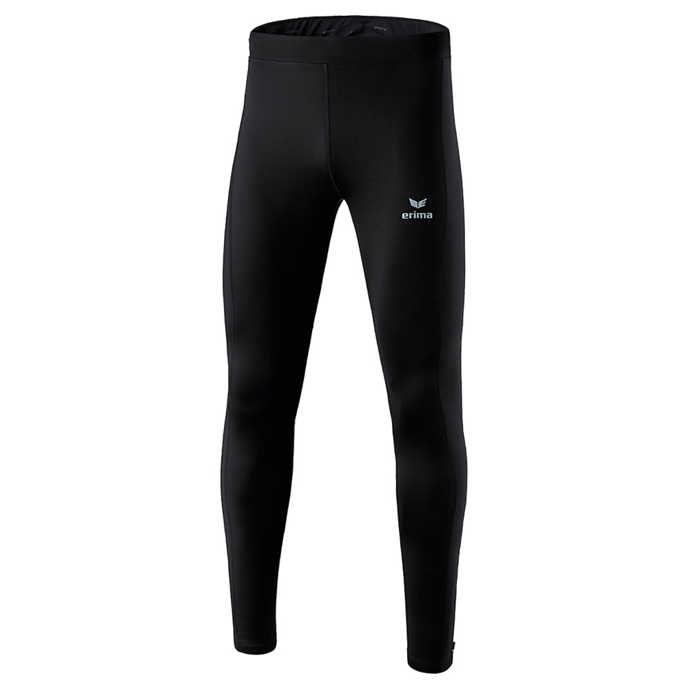 MALLAS LARGAS DE CORRER ERIMA PERFORMANCE, NEGRA HOMBRE. 