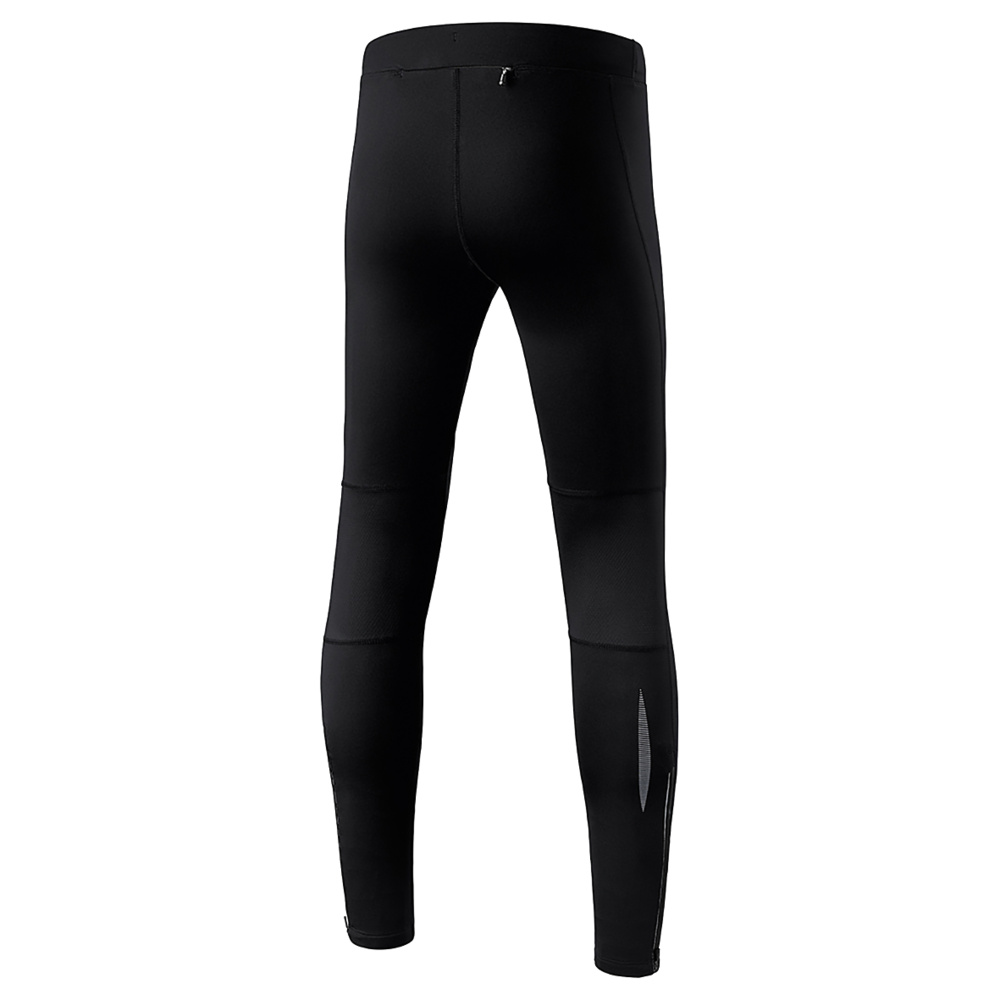 MALLAS LARGAS DE CORRER ERIMA PERFORMANCE, NEGRA HOMBRE. 