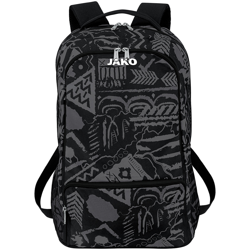 MOCHILA JAKO TROPICANA, NEGRA-GRIS. 