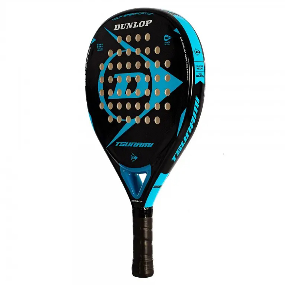 PADDLE RACKET DUNLOP TSUNAMI BLUE. 