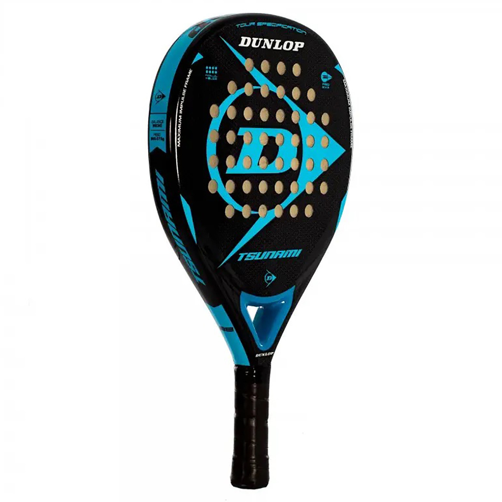 PADDLE RACKET DUNLOP TSUNAMI BLUE. 