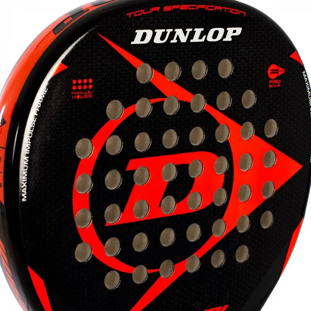 PADDLE RACKET DUNLOP TSUNAMI RED. 