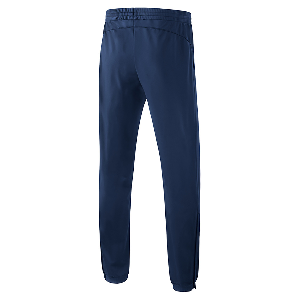 PANTALÓN DE ENTRENAMIENTO DE POLIÉSTER ERIMA CON PUÑO, MARINO UNISEX. 