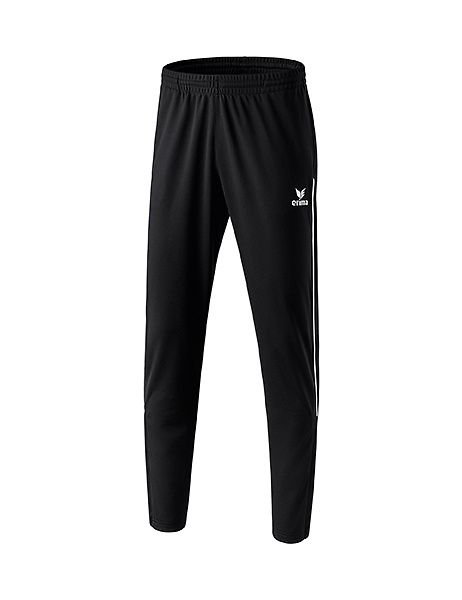 PANTALÓN DE ENTRENAMIENTO ERIMA CON INSERCIÓN Y RIBETEADO 2.0, NEGRO NIÑO. 