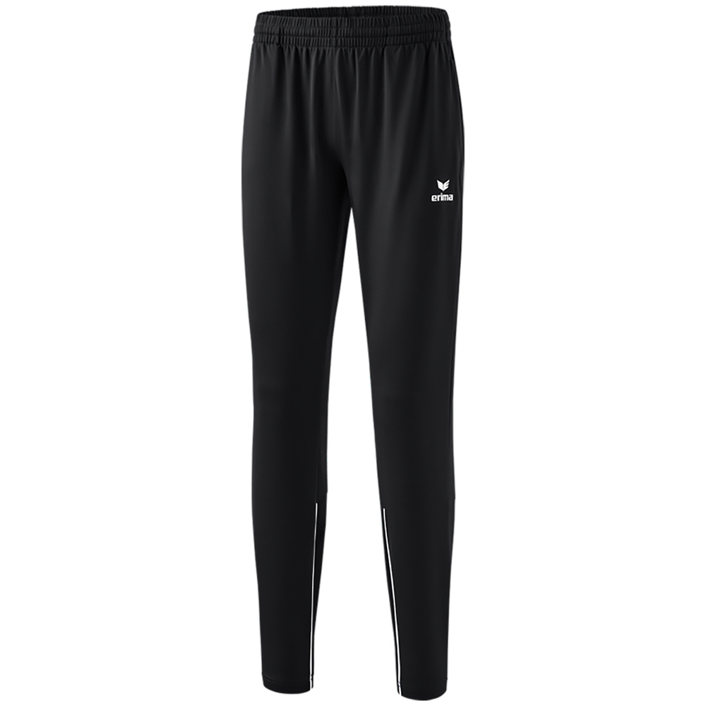 PANTALÓN DE ENTRENAMIENTO ERIMA PERFORMANCE, NEGRO-BLANCO MUJER. 