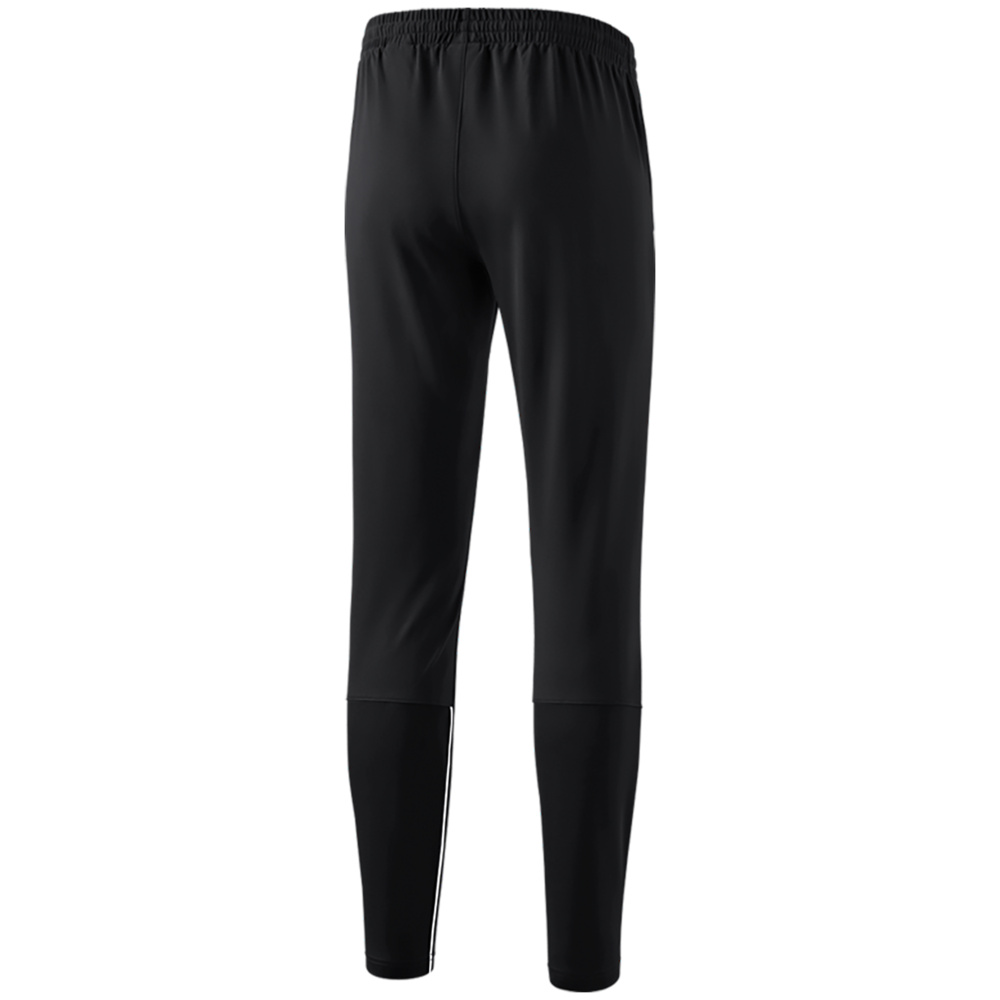 PANTALÓN DE ENTRENAMIENTO ERIMA PERFORMANCE, NEGRO-BLANCO MUJER. 