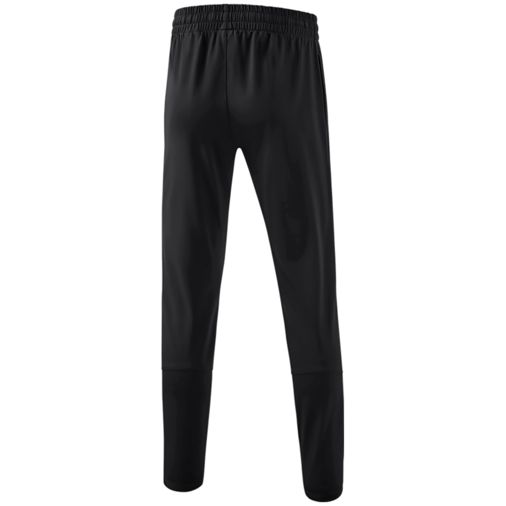 PANTALÓN DE ENTRENAMIENTO ERIMA PERFORMANCE, NEGRO-BLANCO NIÑO. 