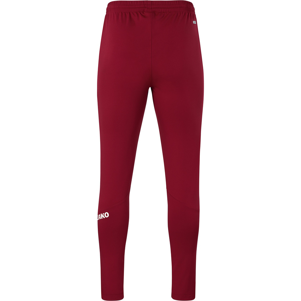 PANTALÓN DE ENTRENAMIENTO JAKO PREMIUM, BURDEOS NIÑO. 