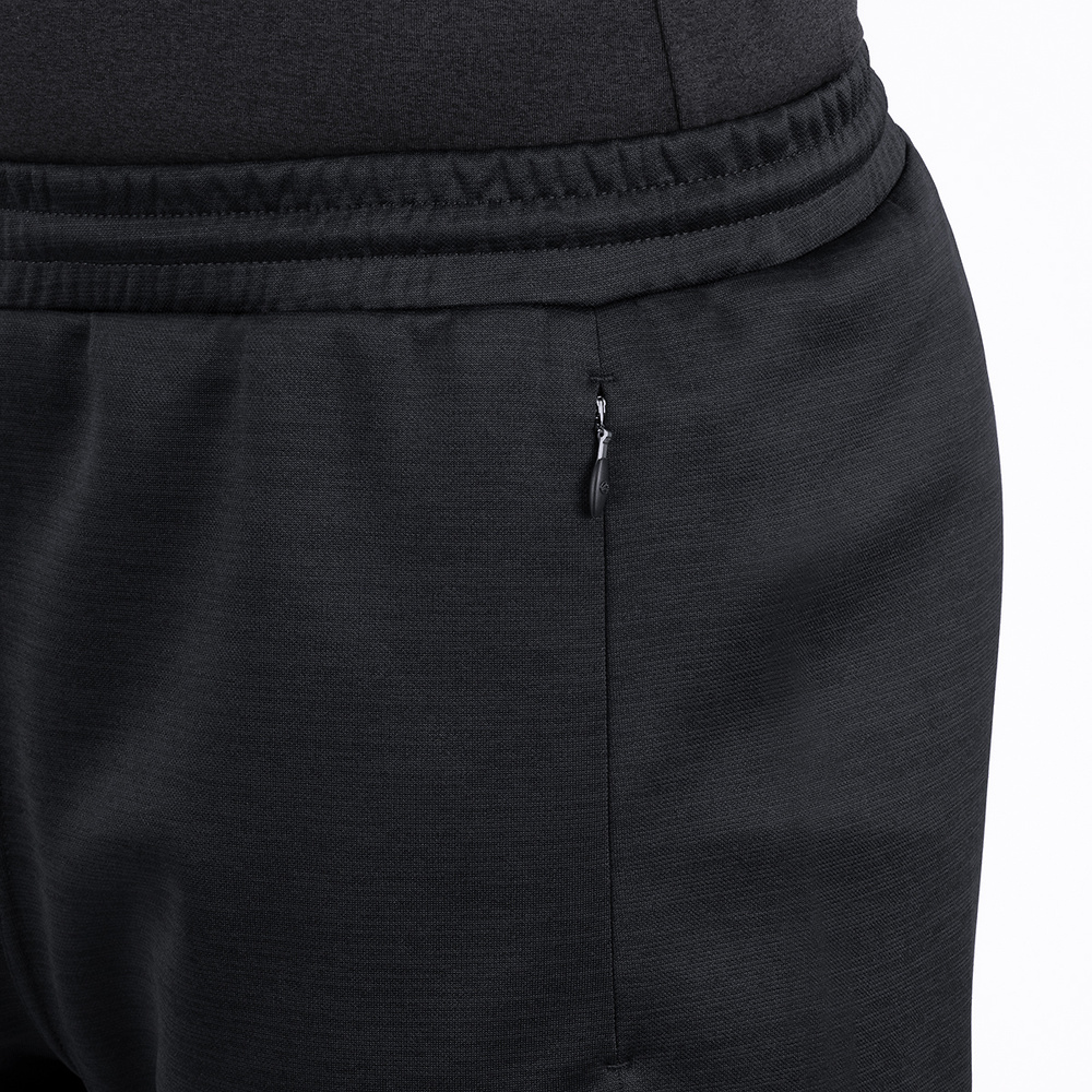 PANTALÓN DE JOGGING JAKO CHALLENGE, NEGRO MELANGE HOMBRE. 