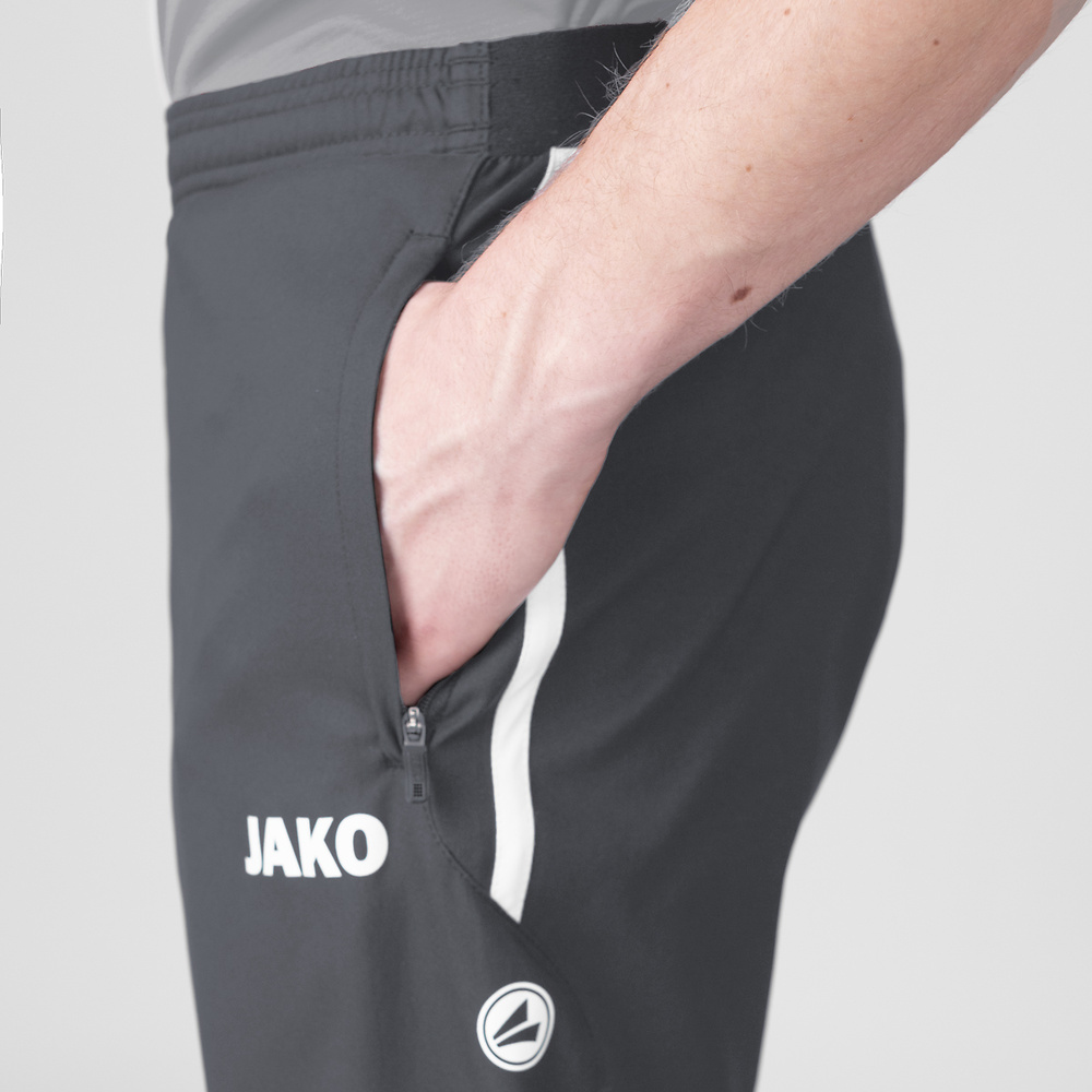 PANTALÓN DE PRESENTACIÓN JAKO ALLROUND, ANTRACITA HOMBRE. 