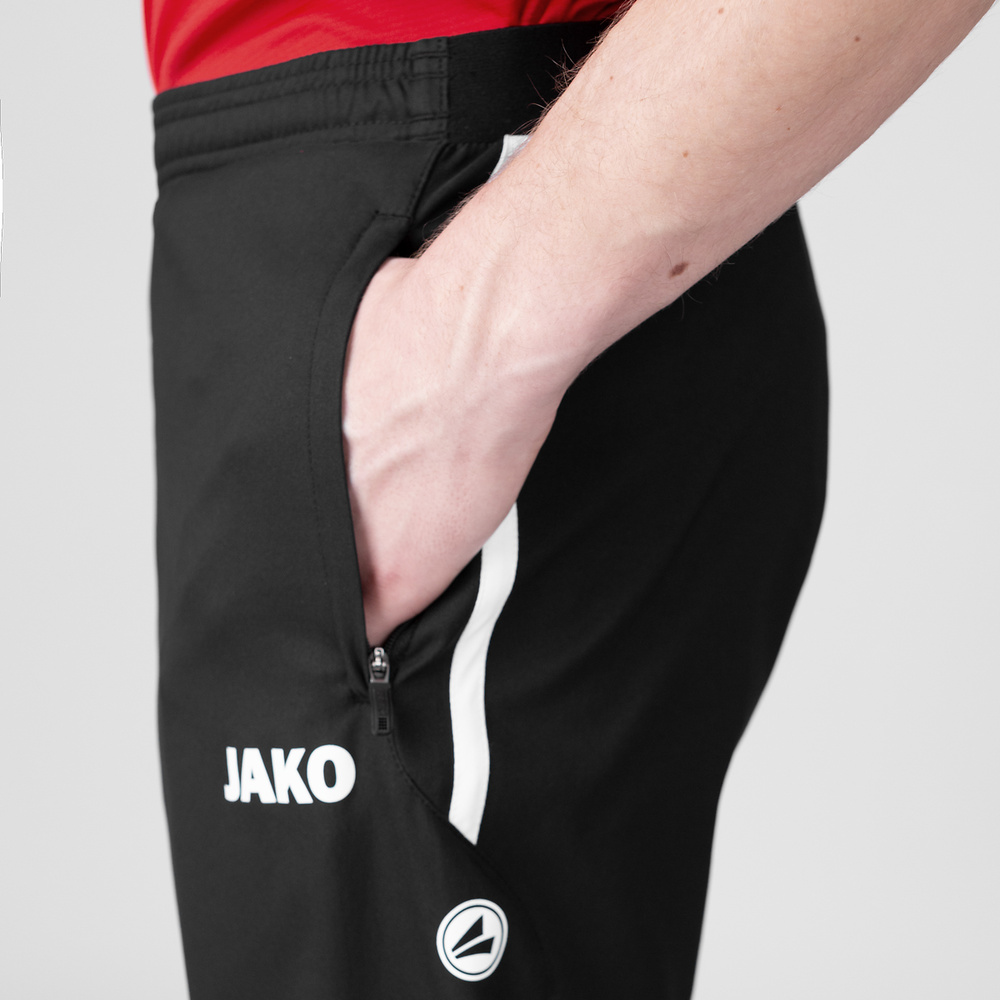 PANTALÓN DE PRESENTACIÓN JAKO ALLROUND, NEGRO HOMBRE. 