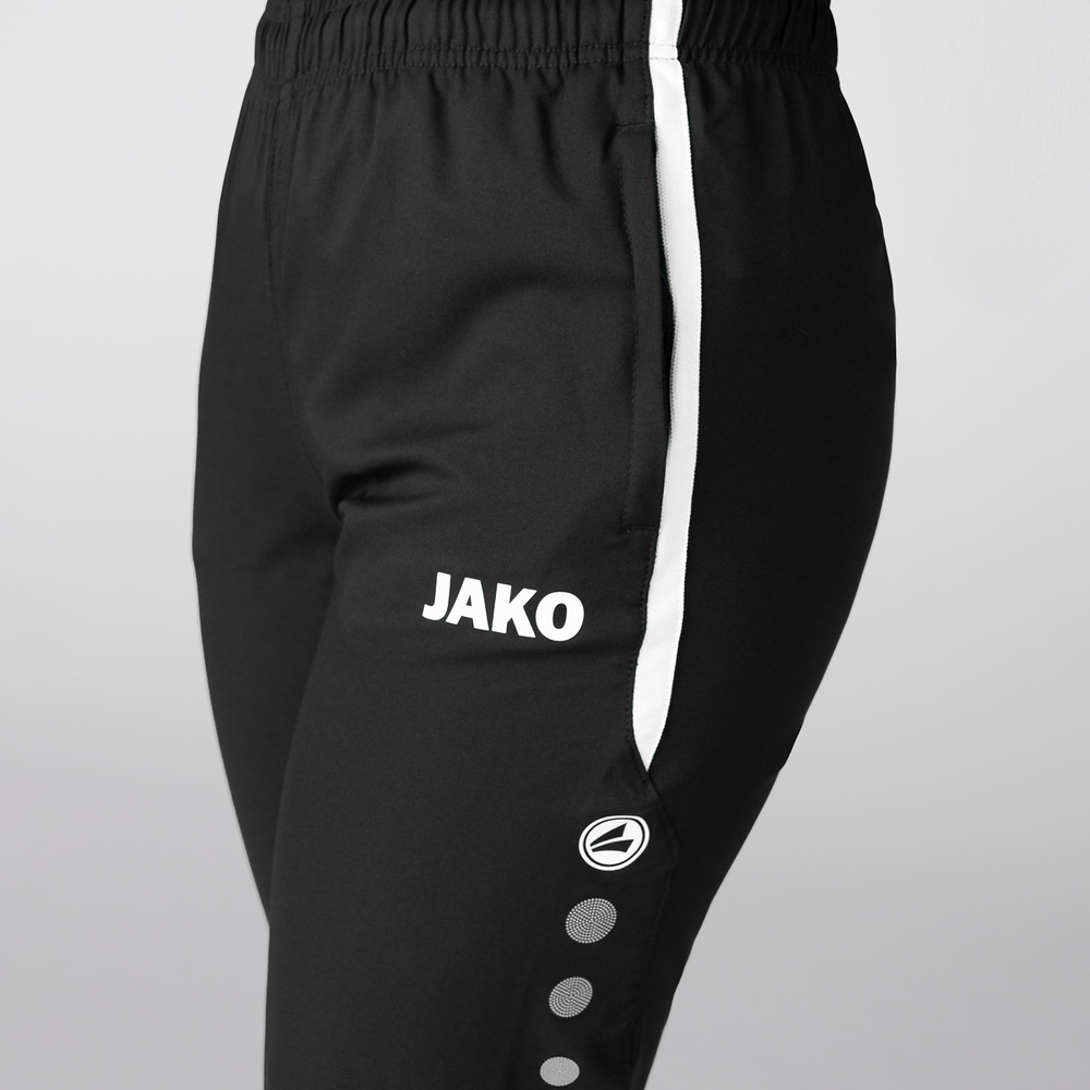 PANTALÓN DE PRESENTACIÓN JAKO ALLROUND, NEGRO MUJER. 