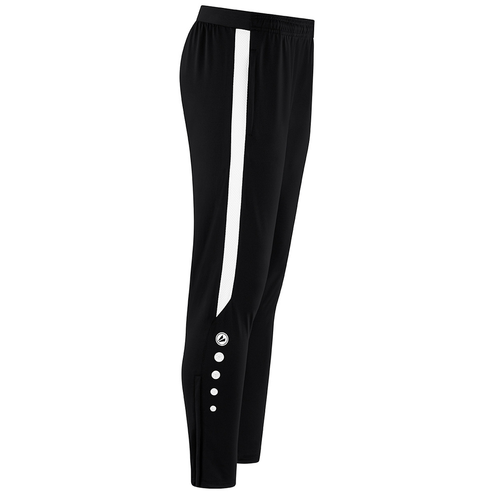 PANTALÓN ENTRENAMIENTO JAKO POWER, NEGRO-BLANCO UNISEX. 