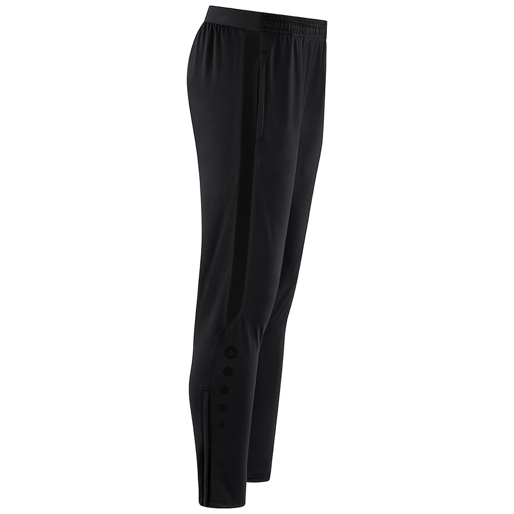 PANTALÓN ENTRENAMIENTO JAKO POWER, NEGRO UNISEX. 