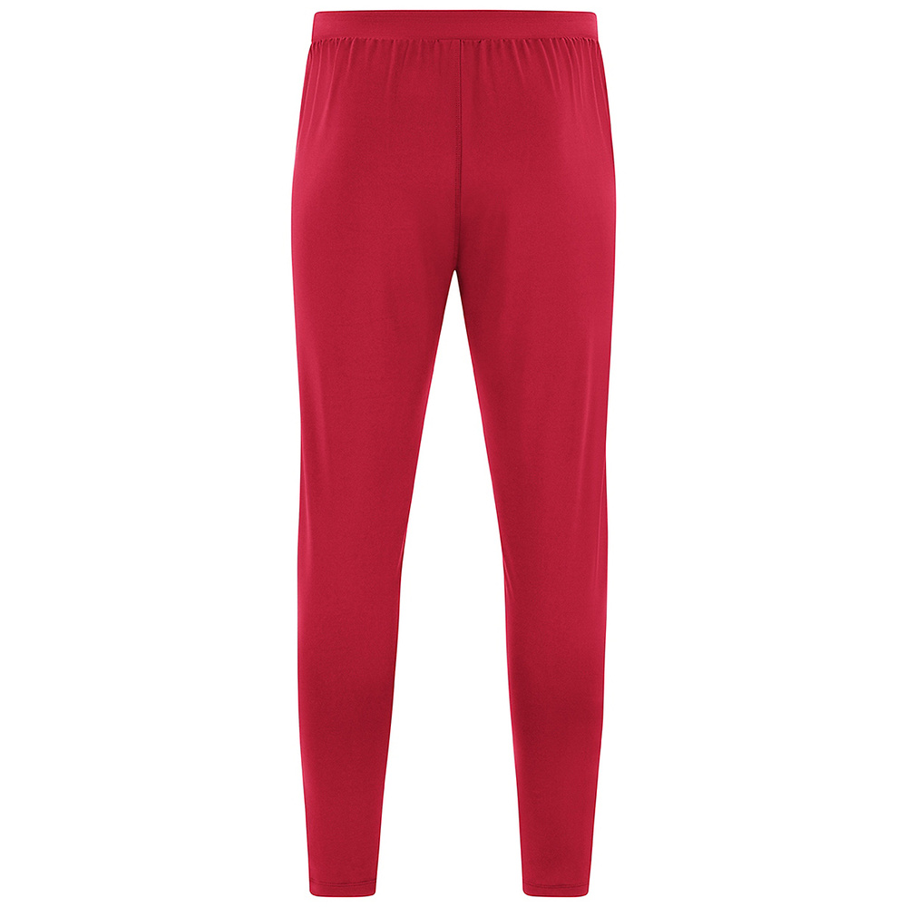 PANTALÓN ENTRENAMIENTO JAKO POWER, ROJO-BLANCO UNISEX. 