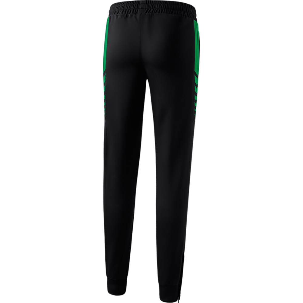 PANTALÓN ERIMA SIX WINGS WORKER PANTS, NEGRO-ESMERALDA MUJER. 