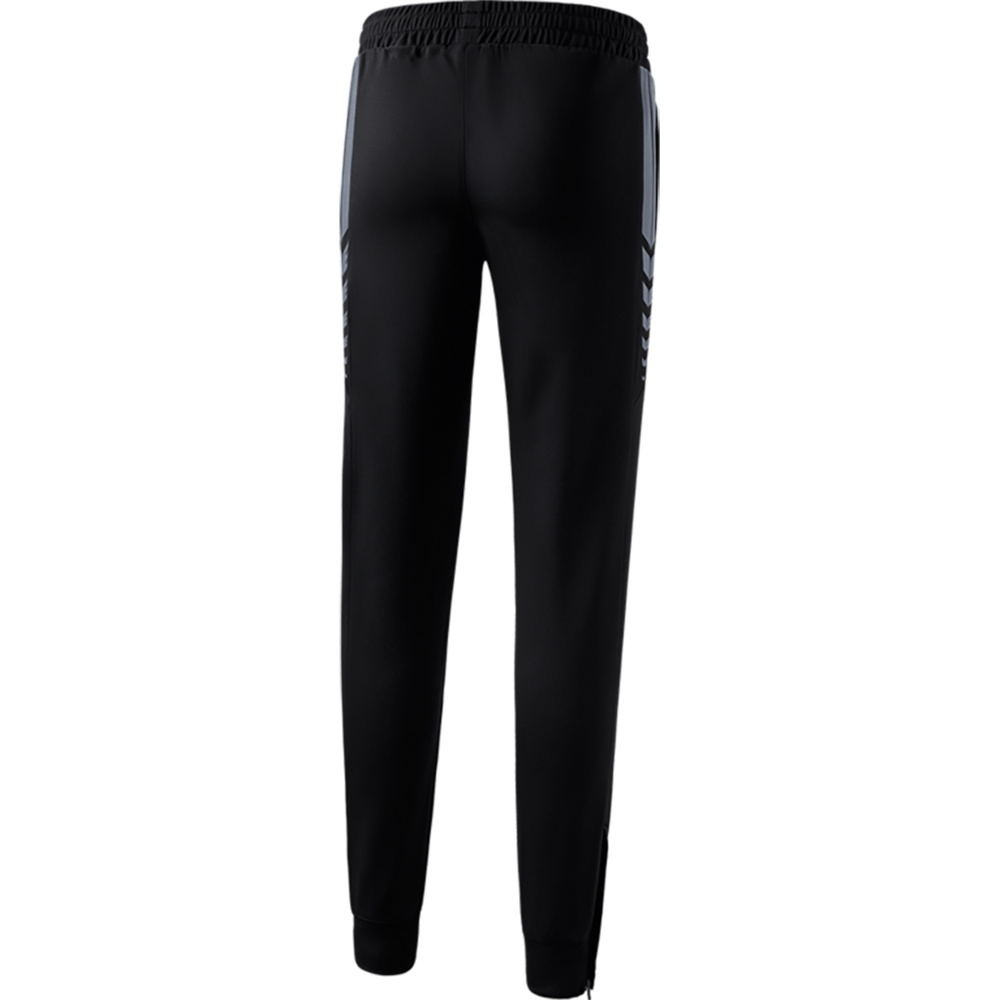 PANTALÓN ERIMA SIX WINGS WORKER PANTS, NEGRO-GRIS PIZARRA MUJER. 