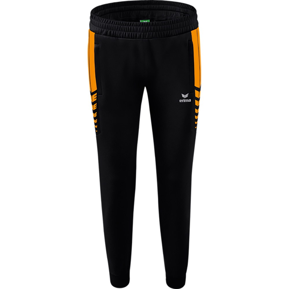 PANTALÓN ERIMA SIX WINGS WORKER PANTS, NEGRO-NARANJA MUJER. 