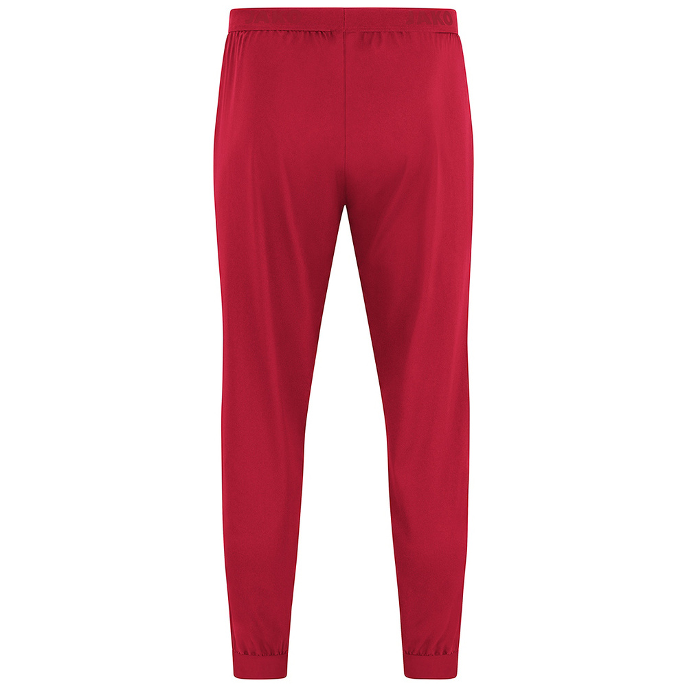 PANTALÓN JAKO POWER LEISURE, ROJO-BLANCO NIÑO. 